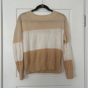 Sweater- club Monaco yellow ombré sweater, size XS
